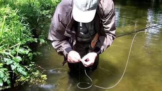 Fly fishing for wild trout on a Dartmoor river Devon UK [upl. by Ahsiym825]