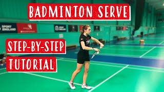 Backhand Serve  A stepbystep guide EVERY BADMINTON PLAYER NEEDS [upl. by Oskar]