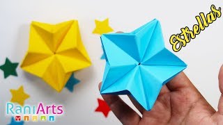 Estrellas de Origami  Paso a Paso  Decora con ellas  Origami Stars [upl. by Devad]