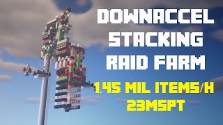 Downaccel Stacking Raid Farm Minecraft Java 116  117 118 fix in description [upl. by Anya]