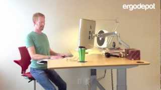 Sitstand desk demonstration [upl. by Phelgon]