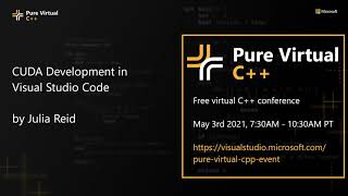 CUDA Support in Visual Studio Code with Julia Reid [upl. by Eniaj]