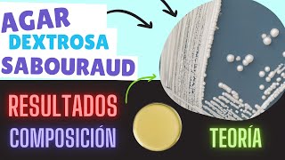 AGAR DEXTROSA SABOURAUD l AGAR DEXTROSA SABOURAUD MEDIO DE CULTIVO PARA HONGOS l AGAR DEXTROSA [upl. by Remos]