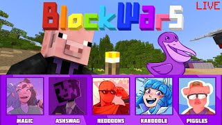 BLOCK WARS 2 PURPLE PELICANS ft Reddoons SandwichLord Kaboodle and Magicsings PIGGLES POV [upl. by Ariaz]