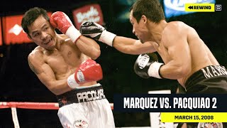 Juan Manuel Marquez vs Manny Pacquiao 2 DAZN REWIND [upl. by Aiblis]