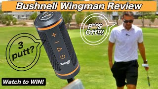 BUSHNELL GOLF WINGMAN GPS SPEAKER REVIEW [upl. by Oisacin]