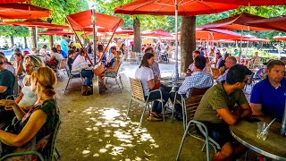 Walking Past The Parisian Cafe Scene Paris [upl. by Einhapets]