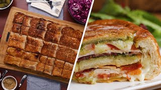 Panini Sandwich 4 Ways • Tasty Recipes [upl. by Oicirtap]