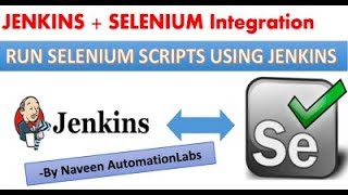 SeleniumJenkins Integration  Page Object Model POM Design With Selenium  Part 6 [upl. by Vins]