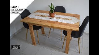 Mesa de Madera Paraíso Wood Table [upl. by Asilram]