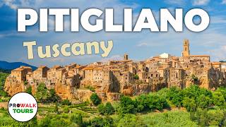 Pitigliano A Tuscany Hill Town Like No Other  Walking Tour 4K60fps [upl. by Nero]