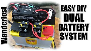 Affordable Dual Battery Setup Using DCDC ChargerEasy DIY [upl. by Ob]