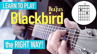 How to Play quotBlackbirdquot The Beatles  Guitar Tutorial [upl. by Harvey297]