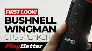 Play music AND get shot distances with the Bushnell Wingman GPS Speaker [upl. by Cohl]