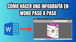 Cómo hacer una infografía en Word PASO A PASO [upl. by Macdermot]