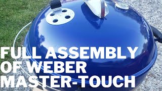 Unboxing I Assembly amp Review of Deep Blue Weber Master Touch [upl. by Tevlev842]