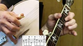 5String Banjo Instructional Tutorial quotIll Fly Awayquot [upl. by Willabella925]