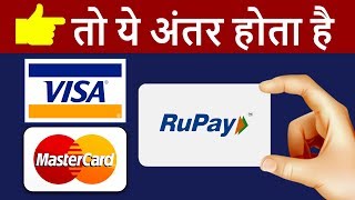 What is RuPay Card VISA Card MasterCard   Different Types of DEBIT CARDS in INDIA  HINDI [upl. by Milford942]