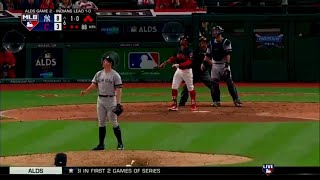 Francisco Lindor Grand Slam vs Yankees  Indians vs Yankees Game 2 ALDS [upl. by Ynohtnaeoj]