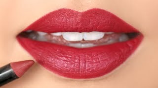 HOW TO Apply Lip Liner For Beginners  chiutips [upl. by Htevi]