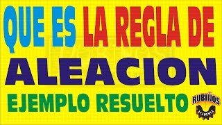 QUÉ ES ALEACIÓN  EJEMPLO RESUELTO  PUREZA METÁLICA  LIGA  KILATES [upl. by Anaugal]