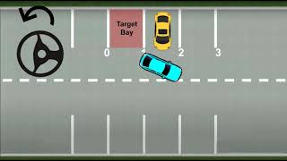 Reverse Bay Parking  How to Reverse Park Using The 3 Line [upl. by Massey]