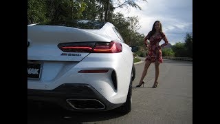 2020 BMW M850i Gran Coupe with Night Blue Interior  Exhaust Sound  20quot M Wheels  BMW Review [upl. by Ahgiel]