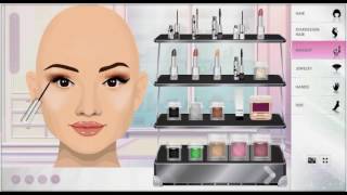 Stardoll Tutorial Selena Gomez inspired Makeup Look [upl. by Horatius]