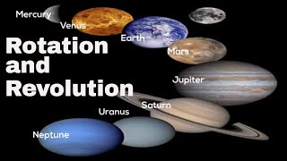 Rotation and Revolution of the 8 planets [upl. by Notwal]