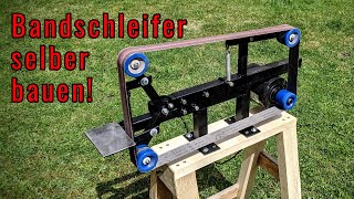 Bandschleifer selber bauen  DIY belt grinder  Subtitled [upl. by Amiarom]