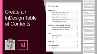 Create an InDesign Table of Contents [upl. by Norahc538]