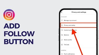 How To Add Follow Button on Instagram [upl. by Eerol]