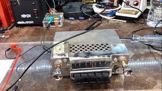 66 Mustang  Adding an Audio Auxiliary Input to the Original AM Radio [upl. by Ytirehc]