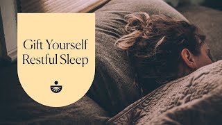 Deepak Chopra Gift Yourself Restful Sleep A Guided Meditation [upl. by Neltiac179]