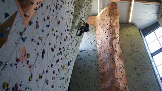 Sportclimbing  Klettern bis ans Limit  Verhalten beim Sturz [upl. by Gnouv]