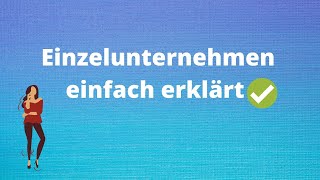 Einzelunternehmen [upl. by Sidman688]