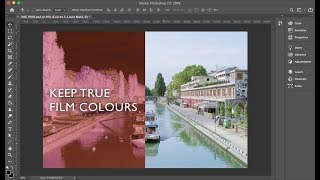 How to Edit Negative Scans and keep True Film Colours [upl. by Blum]