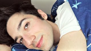 ASMR Boyfriend Cuddling You to Sleep Kisses Hair Play Comfort [upl. by Esilegna102]