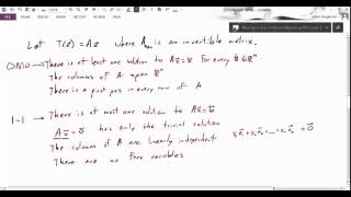 Sec 23 Invertible Matrix Theorem [upl. by Trudi]