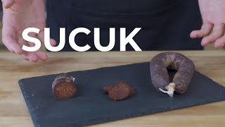 Homemade Sucuk  Intense Turkish garlic sausage [upl. by Jecon641]