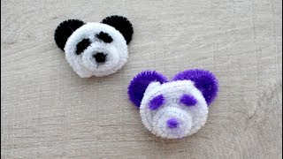 Panda fils chenille  fils cure pipe [upl. by Lidia]