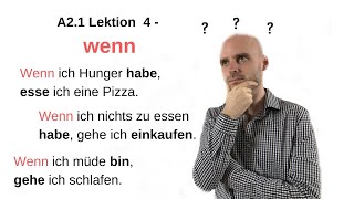 Deutschkurs A2  Der Konnektor wenn [upl. by Cart]