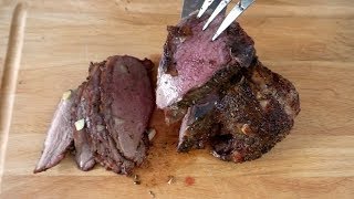 Weber Q Boneless Leg of Lamb [upl. by Ahsinej]