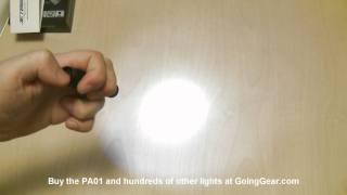 JETBeam PA01 LED Flashlight Review [upl. by Ahsirpac970]