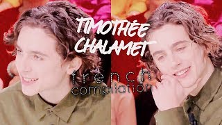 13 Minutes of Timothée Chalamet Speaking French [upl. by Lonee]