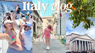 Come to Italy with us  Italy Sicily amp Rome VLOG [upl. by Edrock]