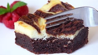 Cheesecake Brownies Recipe  How Tasty Channel [upl. by Elson371]