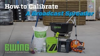 How To Calibrate A Broadcast Spreader [upl. by Ennaisoj838]