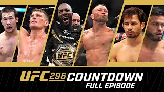 FULL EPISODE  UFC 296 Countdown [upl. by Alacim728]