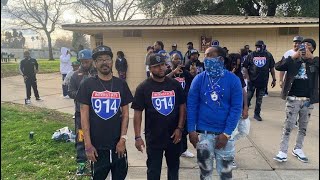 Sacramento Gang War Garden blocc Crips VS Oak Park Bloods amp Rivals [upl. by Edialeda]